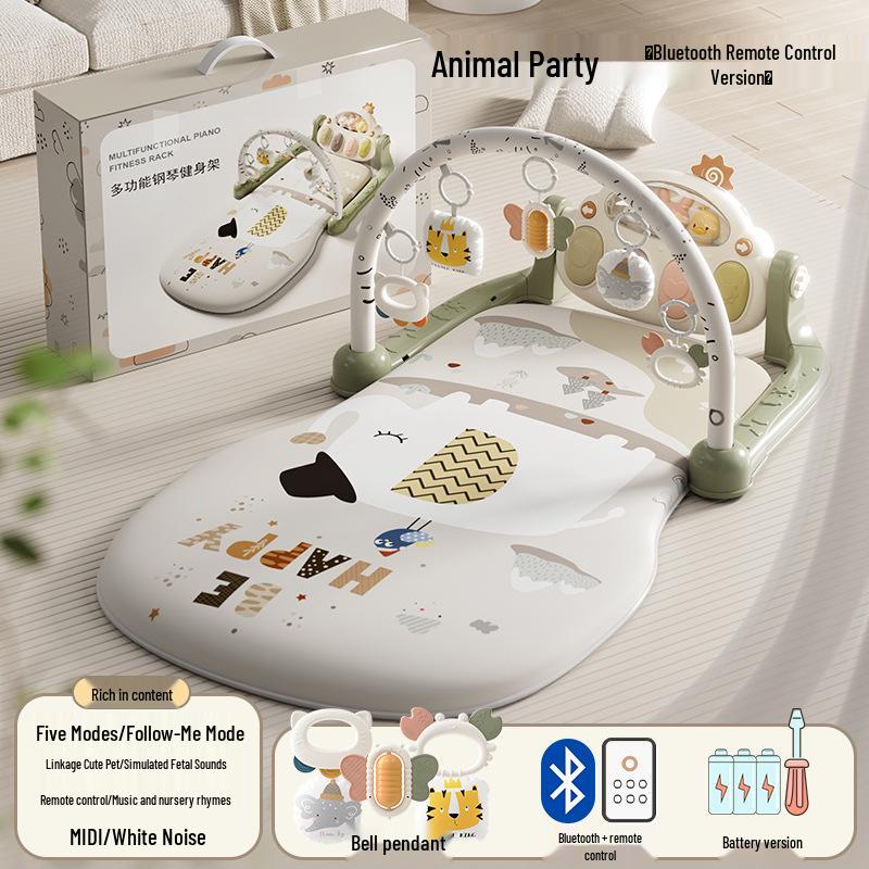 

Дитячий розвиваючий ігровий килимок з піаніно та дугами (0-12 місяців)