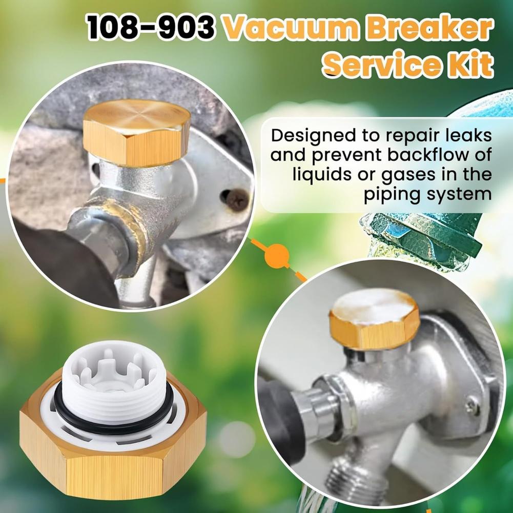 1/2pcs Vacuum Breaker Repair Kit Valves For Easy Outside Faucet Fixes Plumbing System Accessories Easy Installation