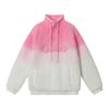 HeyHenry Gradient Fleece Sweatshirt Couple Thick Casual Loose Top Teens