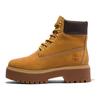 Timberland Stivali Corti da Esterno da Donna in Pelle Impermeabili Durevoli Confortevoli Versatili Gialli A5RJD