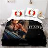 Titanic Jack And Rose Bedding Set Movie Bedding 2/3Pcs Sets Duvet Cover Anime Bedroom Bedclothes Pillowcases