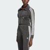 Adidas Originals Tricolor Patchwork Casual Jacket Women Jacket Black IY3482