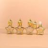 2pcs/set 8ML Luxury Golden Essential Oil Roller Bottle Refillable Perfume Bottle Glass Roll-On Essential Oil Bottle Cosmetics