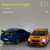 1/32 Subarus WRX STI Alloy Sports Car Model Diecast Simulation Metal Toy Race Car Model Sound and Light Collection Children Gift