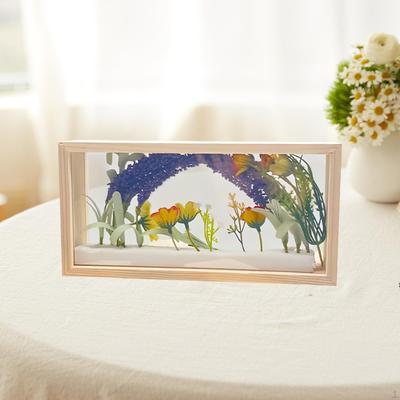 Case of Exhibition The Wooden Shadow Box, Deep Showcase, Framework Frame for Wedding Memories