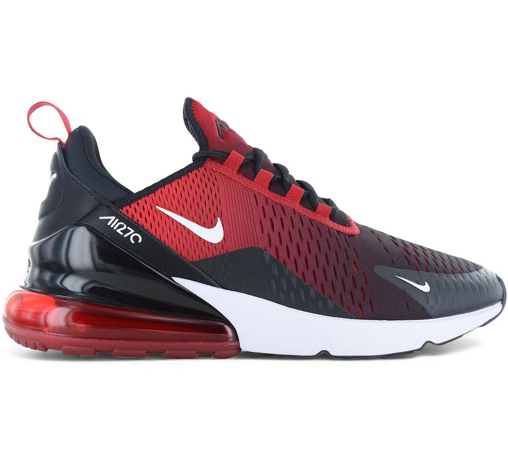 Nike Air Max 270 - Herren Sneakers Schuhe Schwarz-Rot AH8050-602 ORIGINAL