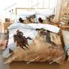 Game Red Dead Redemption Bedding Set Boys Girls Twin Queen Size Duvet Cover Pillowcase Bed Kids Adult Home Textileextile