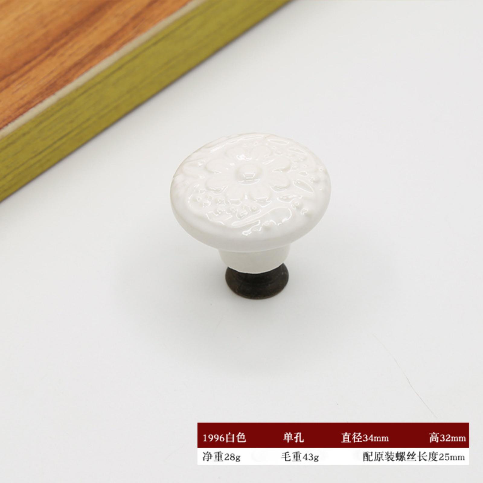 

Wood Cabinets, Vintage Pattern, Single-hole Drawer Handles One Size