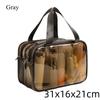 Neue Trocken-Nass-Trennung Waschtasche, Wasserdichte Transparente Tasche, Kosmetiktasche, Wesentlicher Organizer für Schwimm- und Fitness-Toilettenartikel