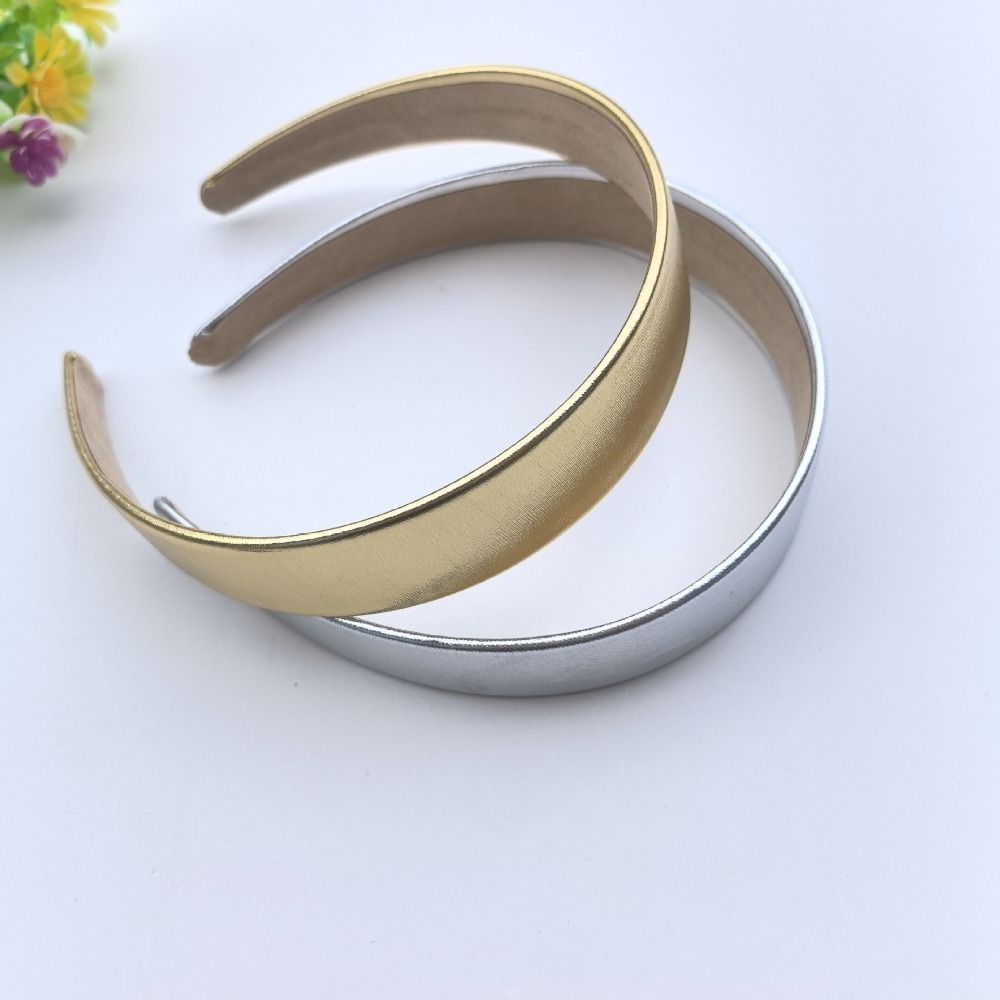 3CM Width Leather Headband Glossy Women Hair Accessory Minimalist Simple Headwear  Face Washing
