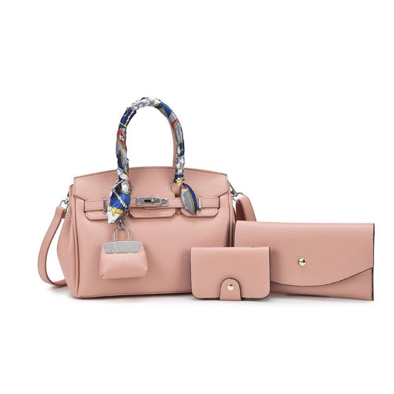 Mehrteilige Handtasche mit großem Fassungsvermögen, Damen neu, urban, schlicht, modisch, einzelne Schulter, schräg zu tragen, Mutter-Kind-Tasche