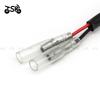 Turn signal marking line adapter plug connector for SUZUKI Hayabusa GSXR 1300 1999-2017 Rearview Mirror connector 2 power cords
