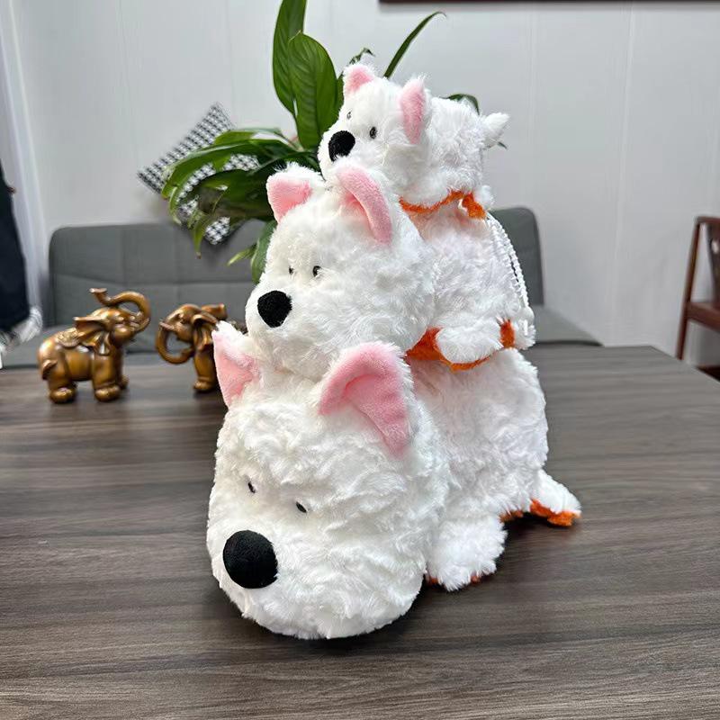 Creative Plush Animal Friends: Fox, West Highland Puppy, Transformation Doll, Shark, Bee, Turtle