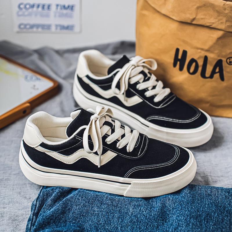 

Новые парусиновые кеды с загнутой подошвой, мужские спортивные и для отдыха, нишевые мужские туфли, дышащие кеды для скейтборда, мужские HTA-6 44