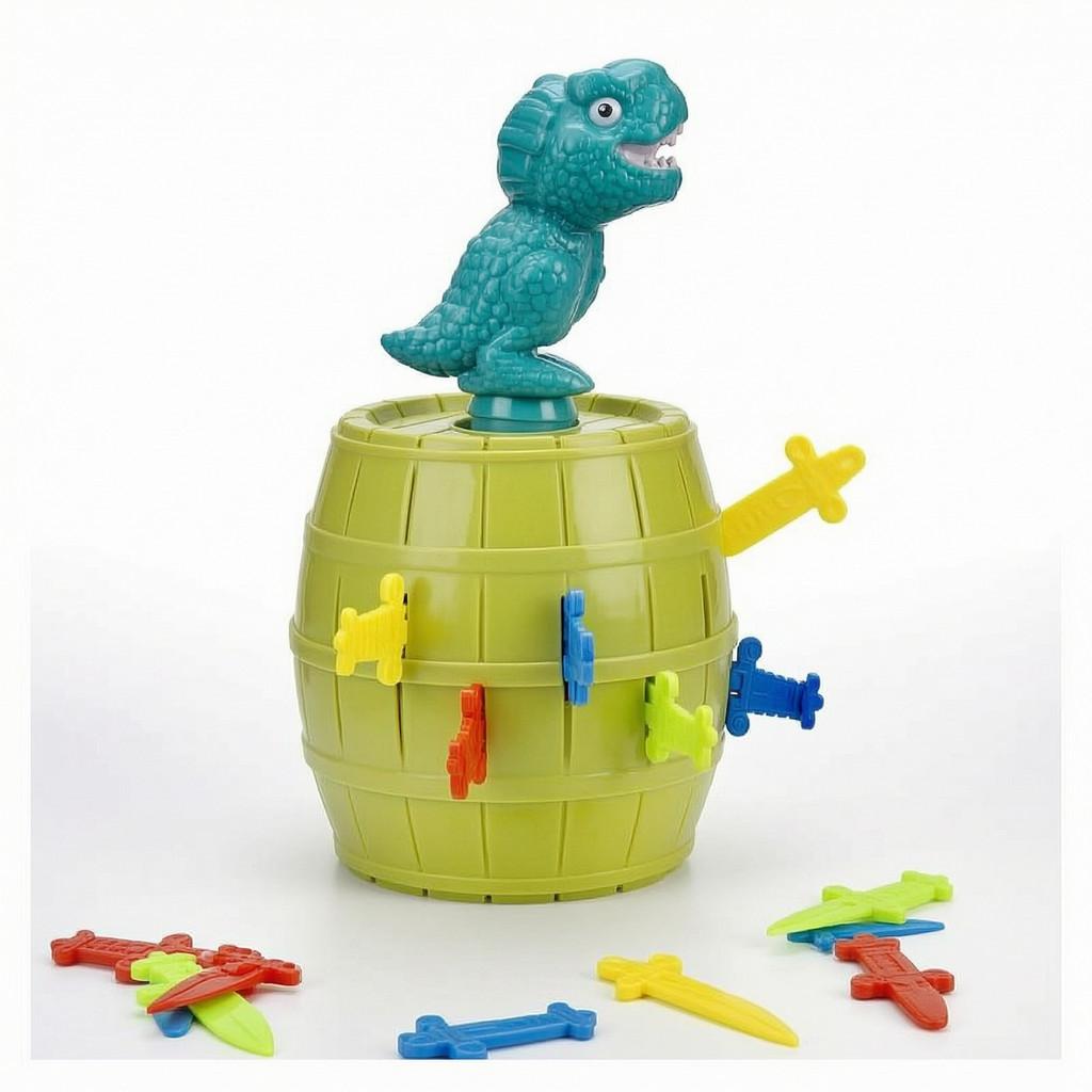 Pop Up Dinosaur Barrel Toy Funny Stabbing Barrel Game For Kids Adults Party