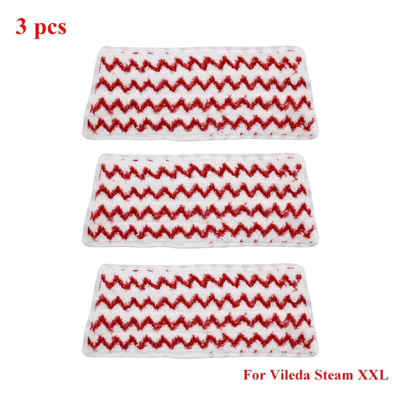 Microfiber Steam Mop Pad For Vileda Steam XXL  Replacement Part Power Pad Steam Cleaner Accessories Washable Mop Cloth Parts