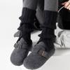 Women Knit Leg Warmers Fall Winter Ribbed Boot Cuffs Slouchy Slouchy Mid-Calf Socks  Daily Wear