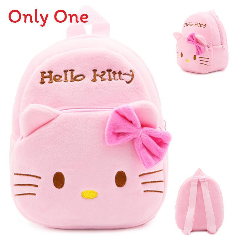 

Hello Kitty Kids Backpack Plush Toy Cartoon School Bag For Kindergarten Daily Use Style 1