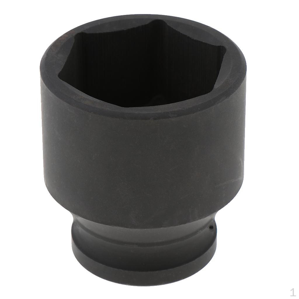 1/2" Square Drive 34mm 6 Point Hex Ratchet Adapter Converter Impact Socket Assy