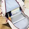 Star Print Student Schoolbag Color Contrast Women's Large Capacity Backpack