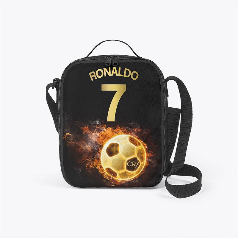 Sac Repas Portable à Faire Soi-Même, Sac Repas Carré Entièrement Imprimé, Sac Déjeuner pour Enfants, Sac de Pique-Nique pour Élèves du Primaire C Luo