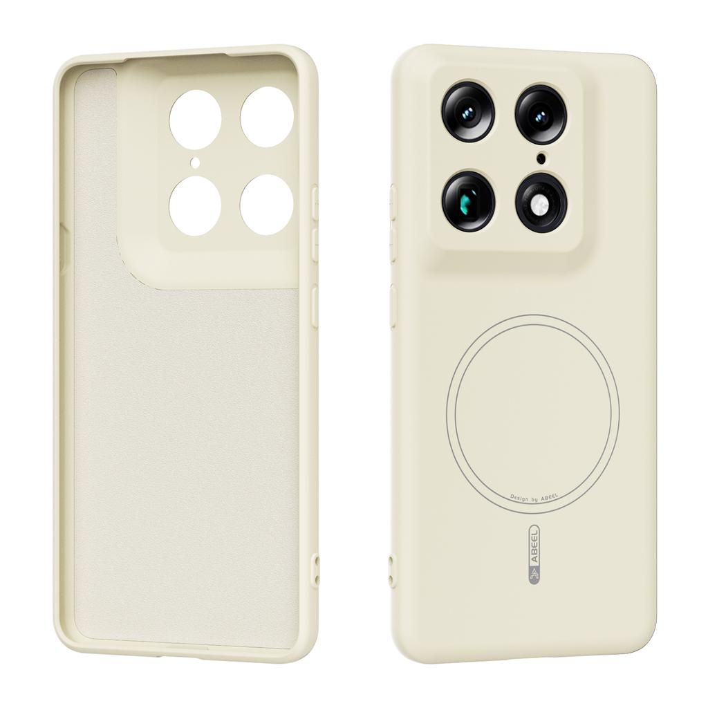 For Motorola Moto Signature 5G X70 Air Pro Case Inner Fur Liquid Silicone For Magsafe Ring Holder Soft Mobile Phone Cover