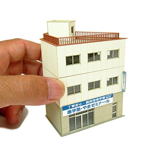 Sankei Nostalgic Diorama Building B Papercraft 1/150 Series Sharp-Angled MP03-98