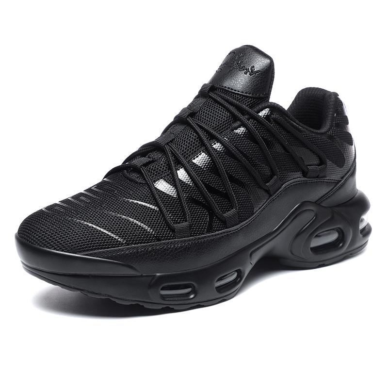 Men Sneakers Running Fashion Outdoor Jogging Sports Shoes Mesh Breathable Cushioning Black Basket Footwear Male Plus Size 39-46