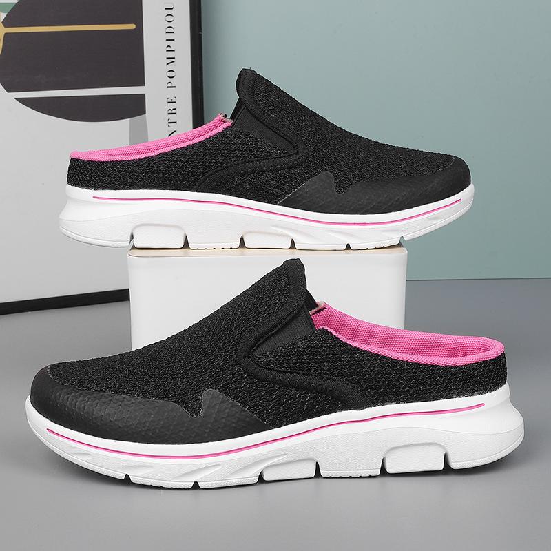 Men Slippers Summer Breathable Home Indoor Slippers Men Thick Bottom Slides Fashion Couple Walking Shoes Plus Size 35-48