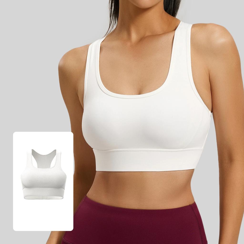New Style I-shaped Back Breasted Sports Bra Female High Intensity Shock Proof Fitness Yoga Sports Bra Top for Women