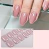 1Set Gel Nail Stickers 22pcs Color Variety Nail Art Set Full Nails Wraps for Women Easy to Apply