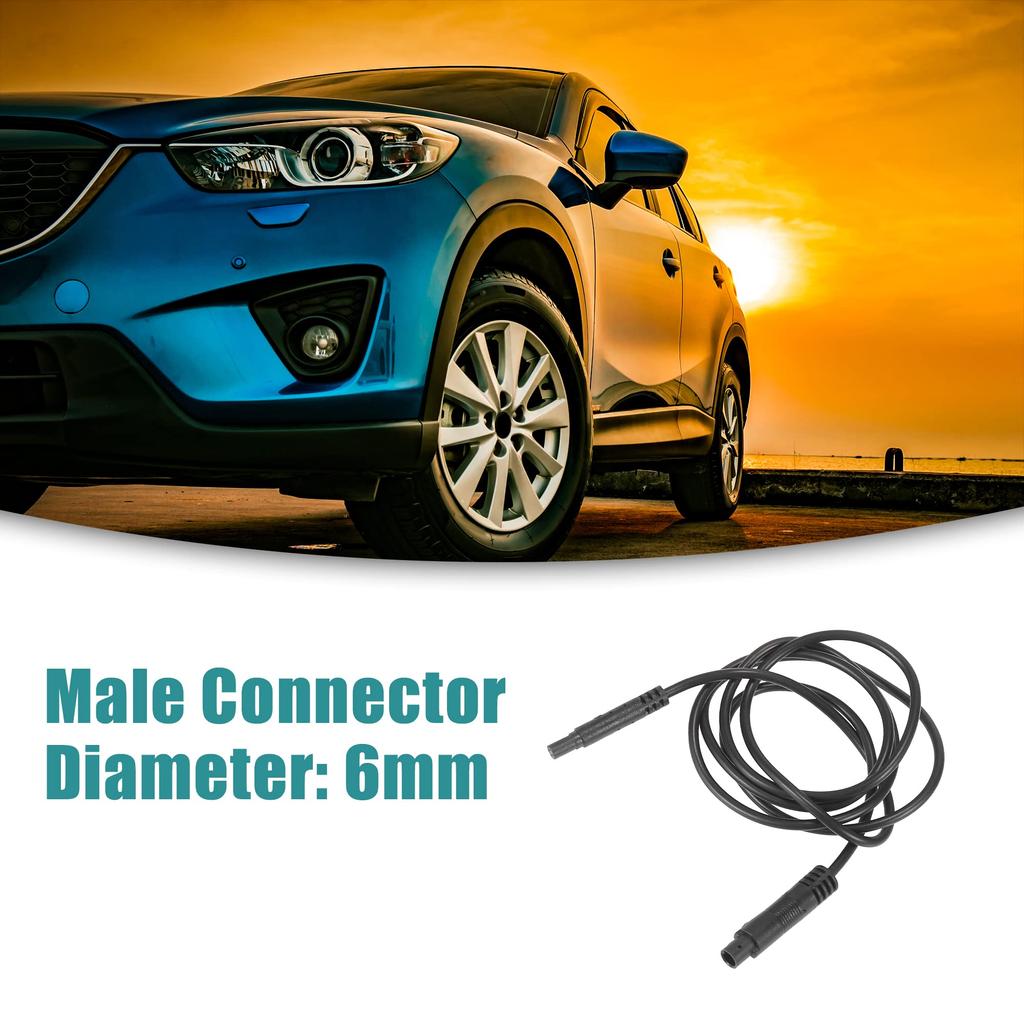 ACROPIX Prodlužovací kabel zadní kamery Kabel palubní kamery Kabel pro kameru zpětného pohledu do auta 4pinový 1M Černý 1ks