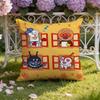 Cute A-Anpanman anime Cushion Cover Home & Car Dual-Scene Pillow Cover: Reversible for Premium Comfort