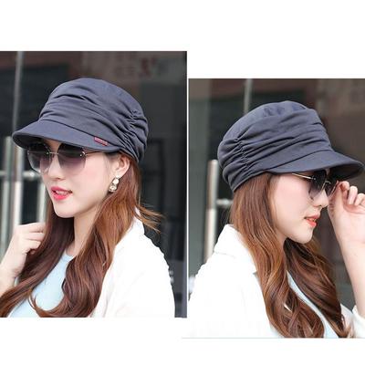 Outdoor Vintage Baseball Caps British Style Dome Painter's Hat Windproof Cloth Octagonal Hat Autumn Winter