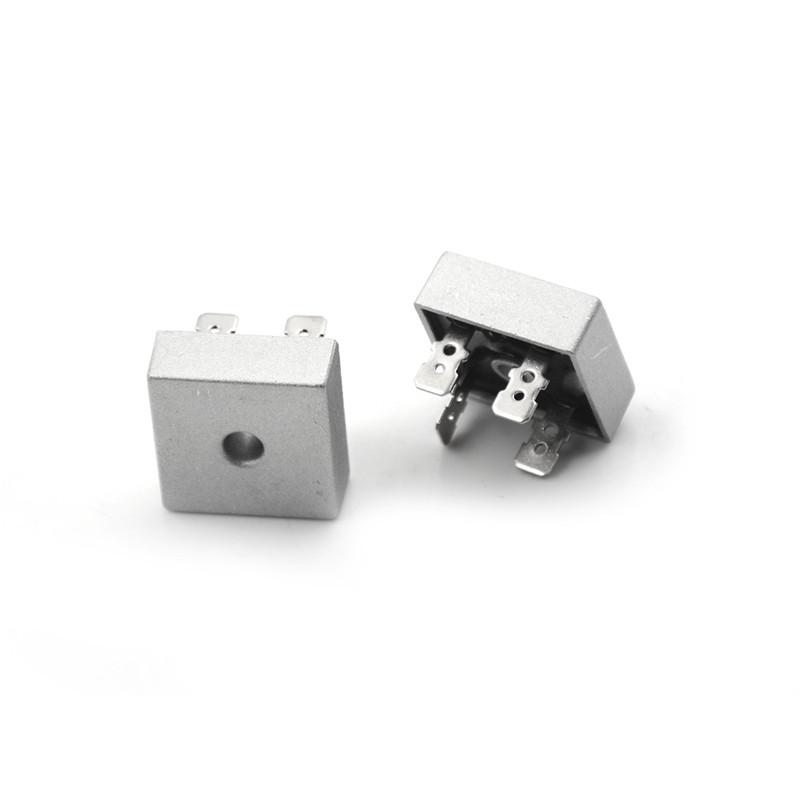 5Pcs 50A 1000V Metal Case Bridge Rectifier Kbpc5010