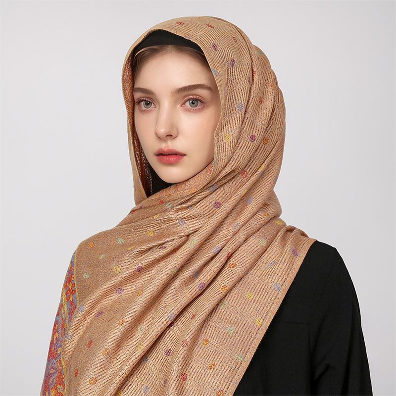 Cashmere Women Floral Scarf Winter Warm Shawl And Wrap Bandana Pashmina Female Foulard Square Thick Blanket Poncho