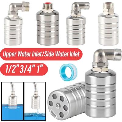 Acier Inoxydable Vanne de Contrôle Automatique de Niveau d'Eau Vanne de Fermeture Automatique Piscine