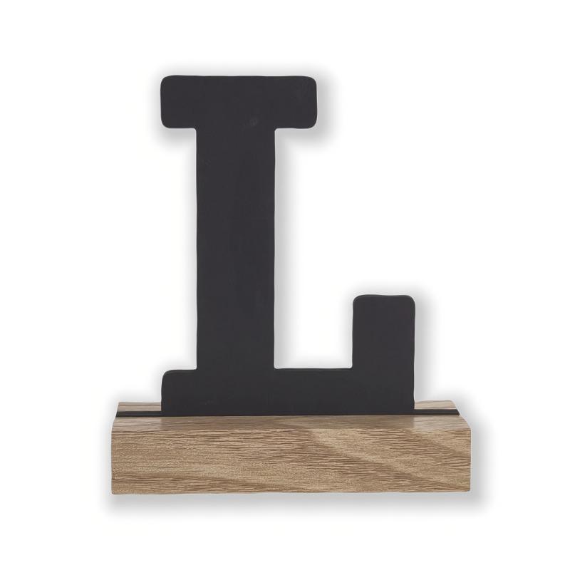 Rustic Artificial Wood Alphabet Letter Vintage Style Desktop Decor for Home Birthday Christmas Wedding Party Supplies