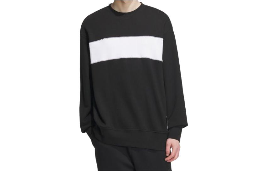 Adidas Sweatshirts Unisex Black Crew Neck Moderate Other IT6398 XL
