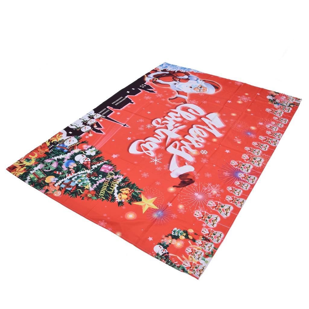 Polyesterfaser Wandteppich Weihnachtsmann Muster Hängender Teppich Zuhause Schlafzimmer Wohnheim Themenparty