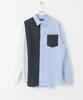 Urban Research Items Vertical Switch Long Sleeve Dress Size Size Men's Shirt, L.BLU, M, IT44-13A008