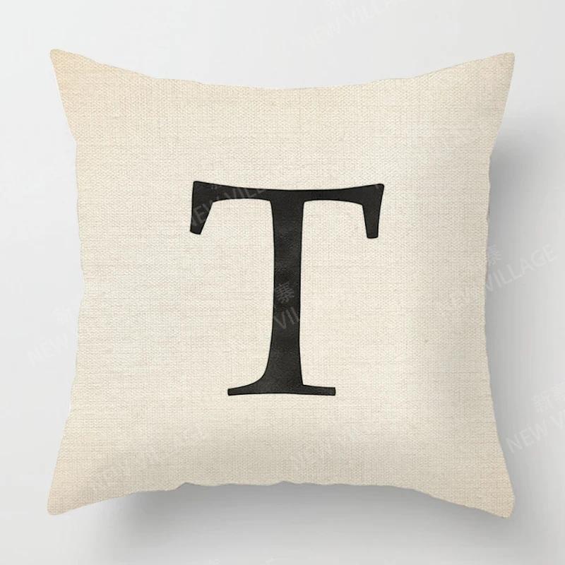 Home Living Room Fashion Letter Decoration Cushion Covers Linen Throw Pillow Covers45*45 Pillowcase 40x40cm 50x50 45x45