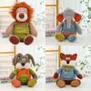 Cute Lion Cartoon Elephant Rabbit Fox Plush Toy Dolls Children Gifts Birthday