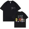 Casual Trend Unisexs Printed Tshirt Simple and Loose Fit Suitable for Summer Daily Wear Unisexs and Womens Shortsleeved Tops