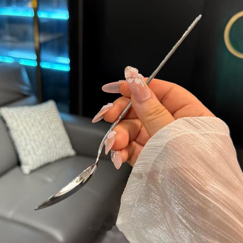 Tree Pattern Stainless Steel Knife, Fork And Spoon Western Tableware Fork And Spoon Suitable For Hotels And Western Restaurants