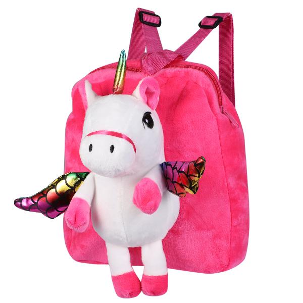 unicorn plush backpack