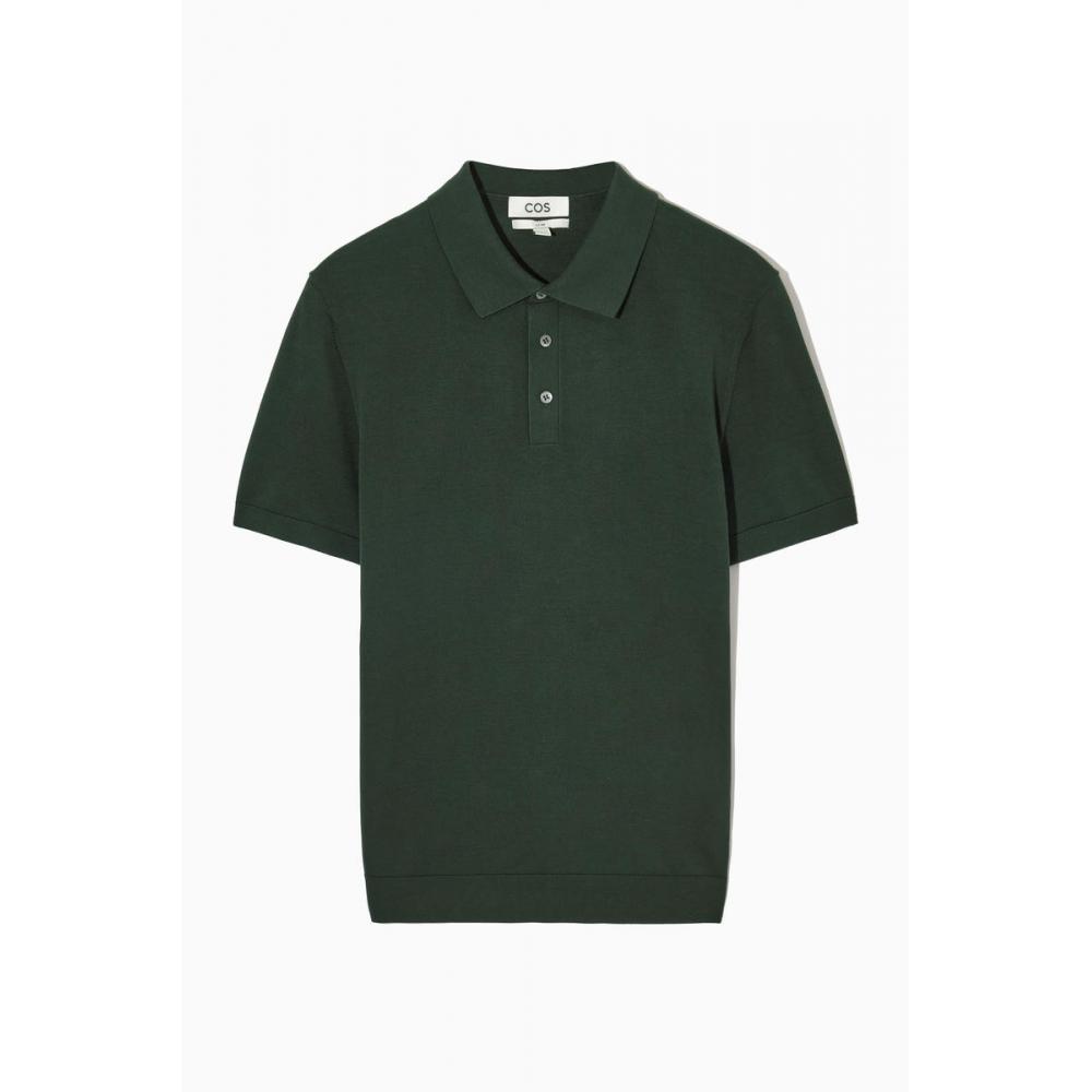 COS Japonská pletená hedvábná polokošile