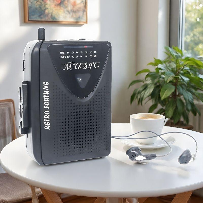 Retro Fortune ODM Transparent Cassette Recorder Player Recorder Player with Am Fm Radio Walkman Player Customs