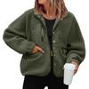 Damen Kunstfell Longline Jacke, Plüsch Teddy Mantel, Mehrfarbige Winteroberbekleidung