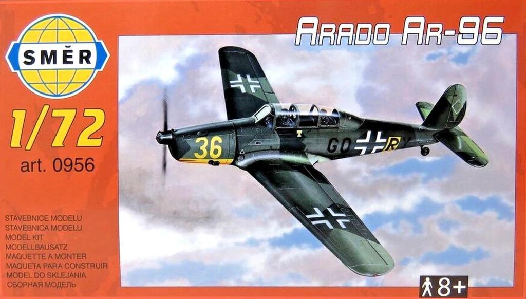 SEMAR 1/72 Scale German Arado Ar96B Advanced Trainer Plastic Model Kit (SME72956)